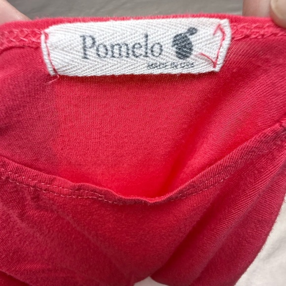 Pomelo Vibrant Peach, Blue and Green Patterned Outfit - Picture 10 of 10